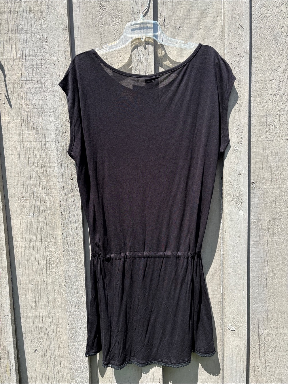 Lascana Black Women's Drawstring Waist swimsuit coverup - Picture 2 of 5